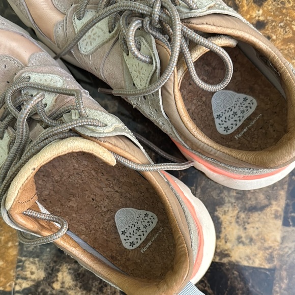 Free people Flower Mountain Pink Technical Fabric and Suede Sneakers Wesley - Picture 9 of 10